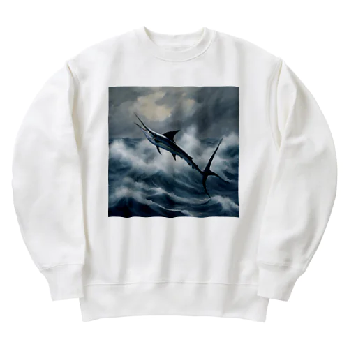 カジキ Heavyweight Crew Neck Sweatshirt