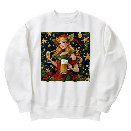 妖精さんと乾杯 Heavyweight Crew Neck Sweatshirt