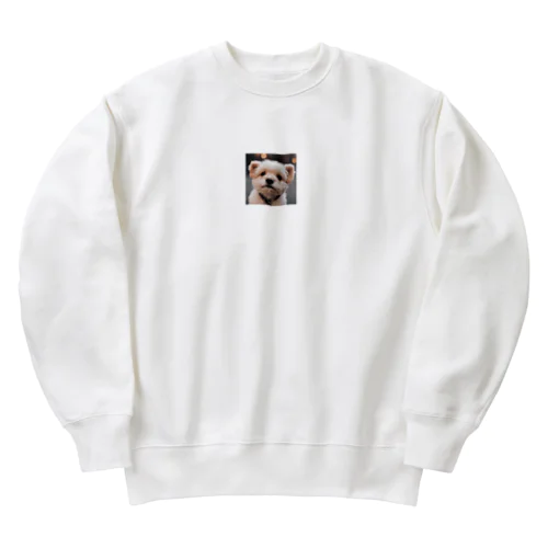 かわいいワンちゃん Heavyweight Crew Neck Sweatshirt