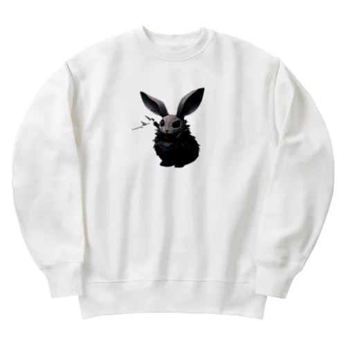 木星のウサギ Heavyweight Crew Neck Sweatshirt