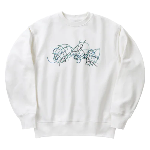 Moving Kids (Wire Frame) Heavyweight Crew Neck Sweatshirt