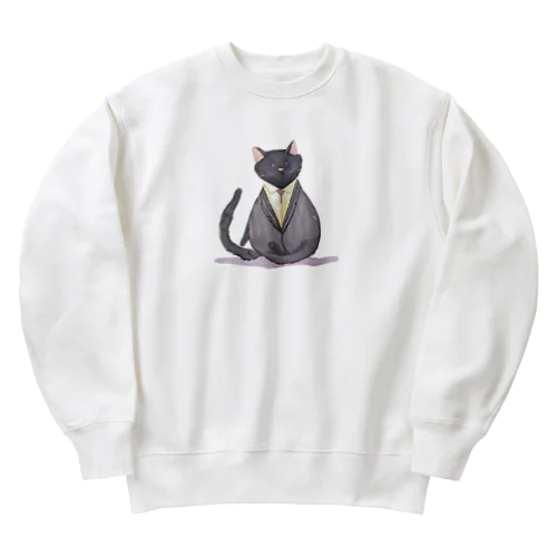 スーツ猫 Heavyweight Crew Neck Sweatshirt