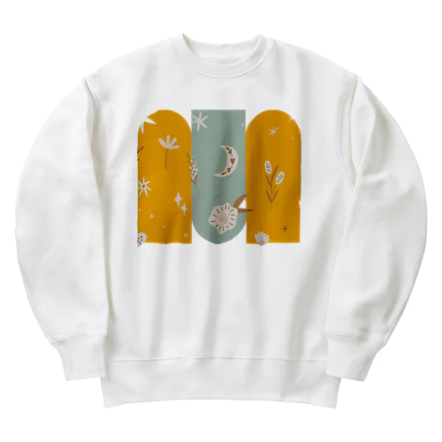 BOHO MOON Heavyweight Crew Neck Sweatshirt