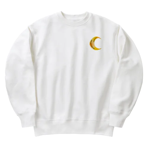 the moon is the heart  Heavyweight Crew Neck Sweatshirt