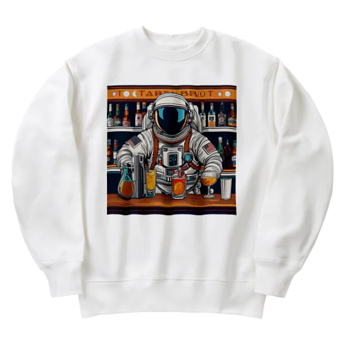 宇宙飛行士のバーテンダー Heavyweight Crew Neck Sweatshirt