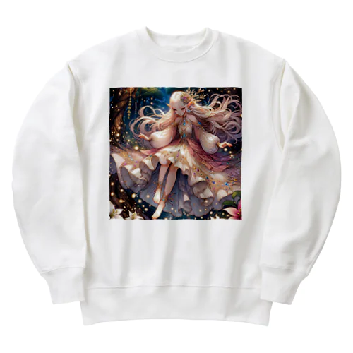 星の精霊の夜舞 Dance of the Star Spirit Heavyweight Crew Neck Sweatshirt