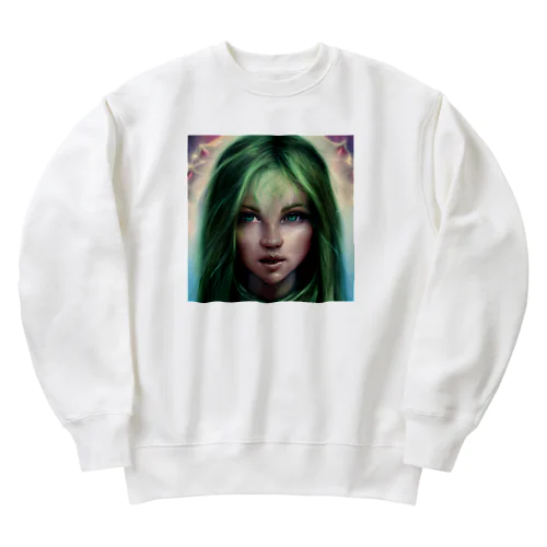 森の少女 Heavyweight Crew Neck Sweatshirt