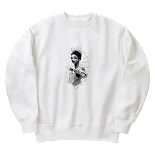 awesome Heavyweight Crew Neck Sweatshirt