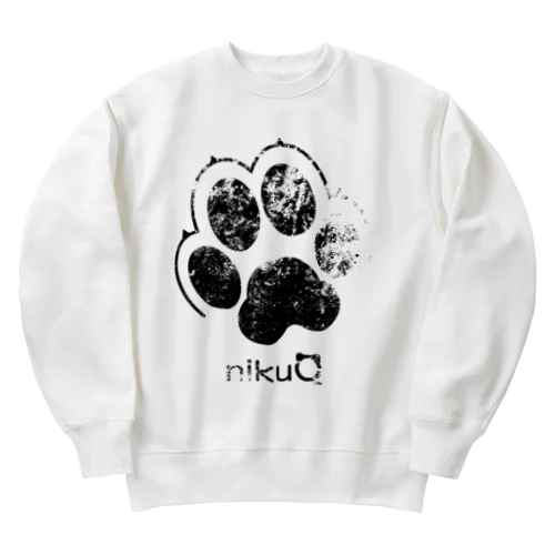 肉球をモチーフにしたオリジナルブランド「nikuQ」（犬タイプ）です Heavyweight Crew Neck Sweatshirt