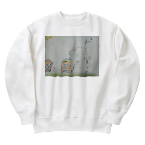 小学二年生の息子くんの冒険1 Heavyweight Crew Neck Sweatshirt