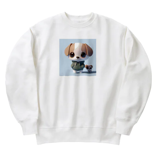 わんたん Heavyweight Crew Neck Sweatshirt