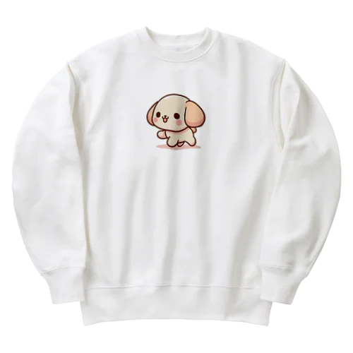 ゆる犬の、森谷さん Heavyweight Crew Neck Sweatshirt