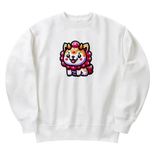 ゆるかわシーサー Heavyweight Crew Neck Sweatshirt