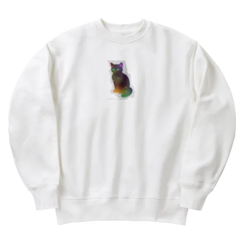 くろねこ Heavyweight Crew Neck Sweatshirt