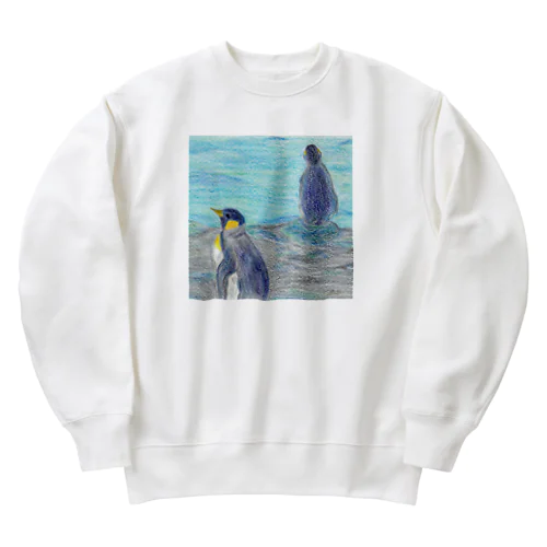 ラピス島ペンギン Heavyweight Crew Neck Sweatshirt