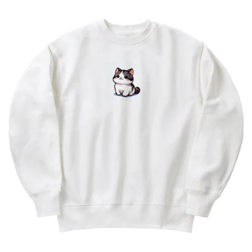 マンチカン002 Heavyweight Crew Neck Sweatshirt