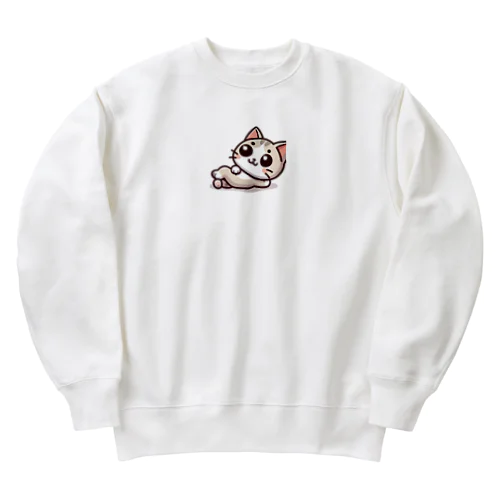 ゆるキャット Heavyweight Crew Neck Sweatshirt