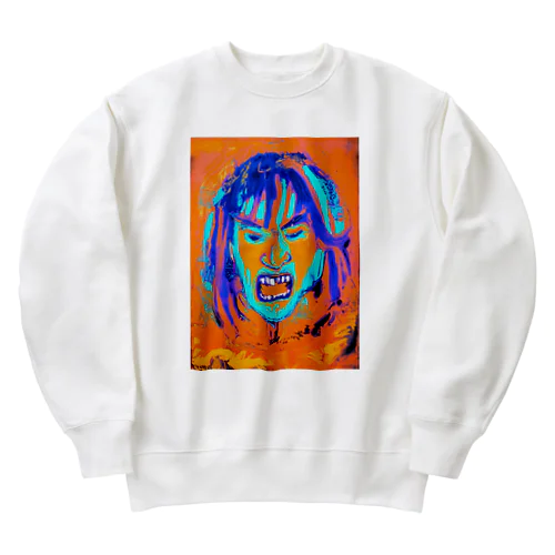 おこな人 Heavyweight Crew Neck Sweatshirt