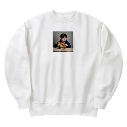 ホットサンド少年 Heavyweight Crew Neck Sweatshirt