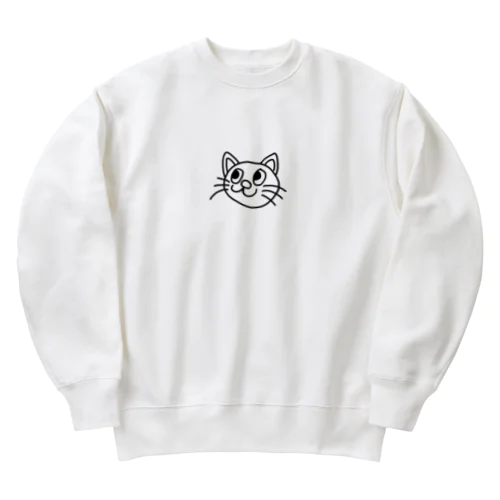 ポケッとニャンコ Heavyweight Crew Neck Sweatshirt