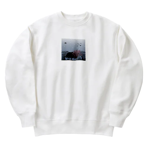 いまど季 Heavyweight Crew Neck Sweatshirt