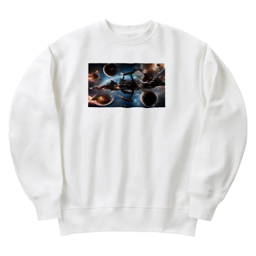 スペース空間 Heavyweight Crew Neck Sweatshirt