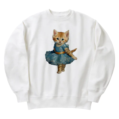 バレリーナの子猫 Heavyweight Crew Neck Sweatshirt