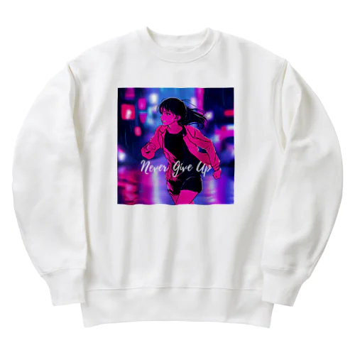 ネバーギブアップ Heavyweight Crew Neck Sweatshirt