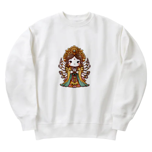 千手ちゃん Heavyweight Crew Neck Sweatshirt