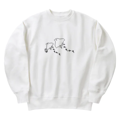 呑千鳥（線） Heavyweight Crew Neck Sweatshirt