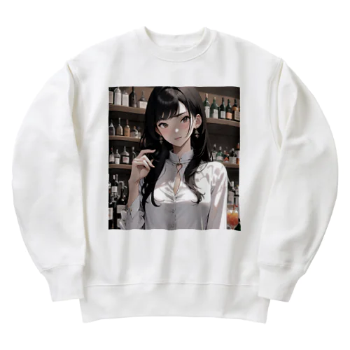 女性バーテンダー Heavyweight Crew Neck Sweatshirt