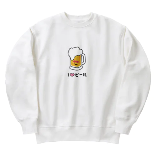 アイラブビール Heavyweight Crew Neck Sweatshirt