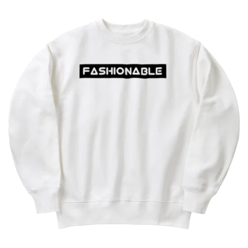 Fashionable Heavyweight Crew Neck Sweatshirt