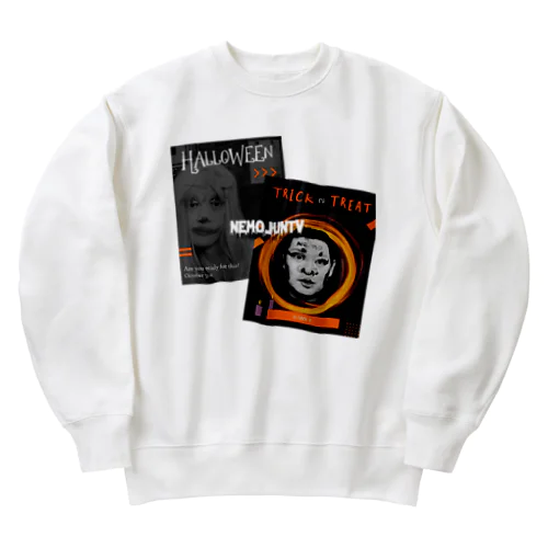 NJTV Halloween2023シリーズ Heavyweight Crew Neck Sweatshirt