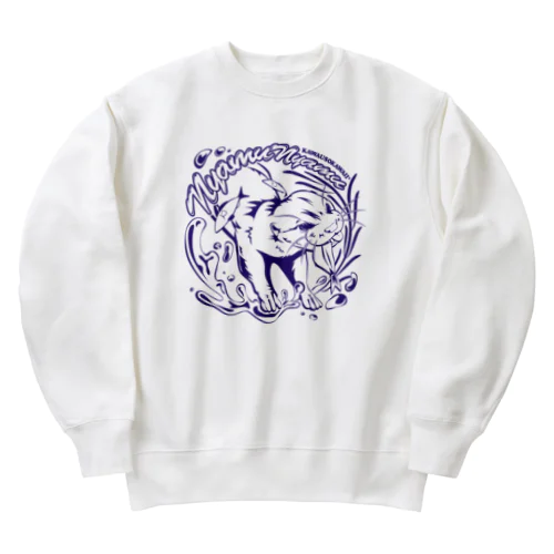 𝙎𝙩𝙧𝙚𝙚𝙩 𝙆𝙖𝙬𝙖𝙪𝙨𝙤 - 𝙎𝙥𝙡𝙖𝙨𝙝 - Heavyweight Crew Neck Sweatshirt