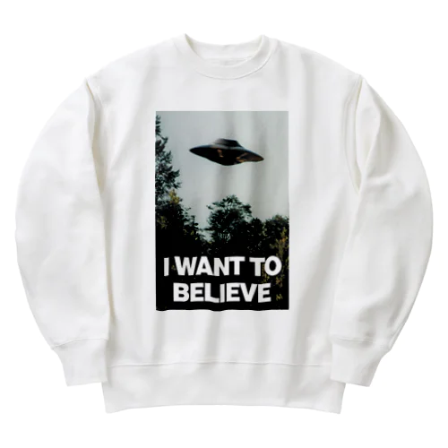 I want to believe Heavyweight Crew Neck Sweatshirt