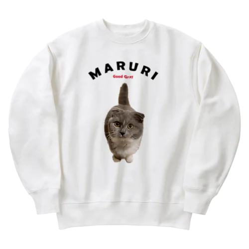 MARURI good gray Heavyweight Crew Neck Sweatshirt