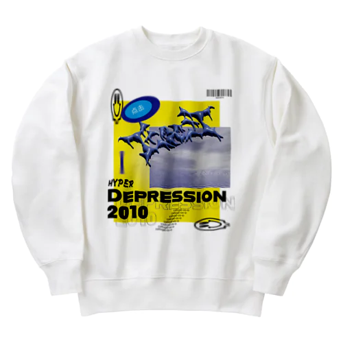 HYPER DEPRESSION 2010 Heavyweight Crew Neck Sweatshirt