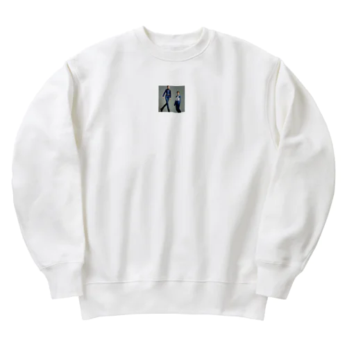 未来のジーンズ: インダストリアル・ファッション Heavyweight Crew Neck Sweatshirt