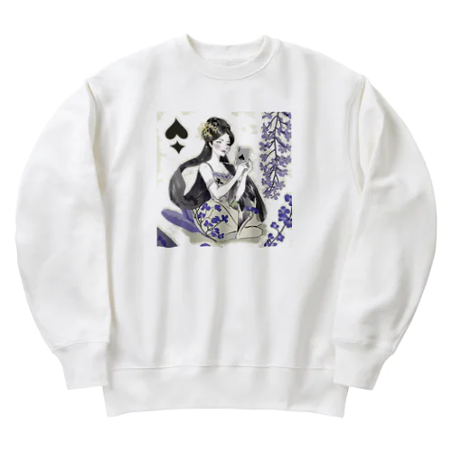 スペードのクイーン Heavyweight Crew Neck Sweatshirt