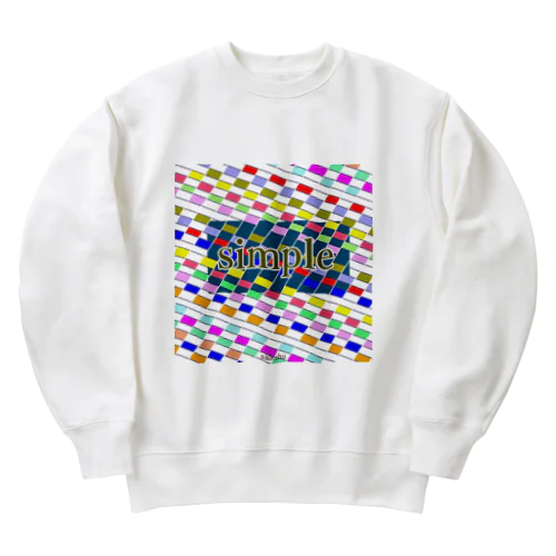 simple11 Heavyweight Crew Neck Sweatshirt