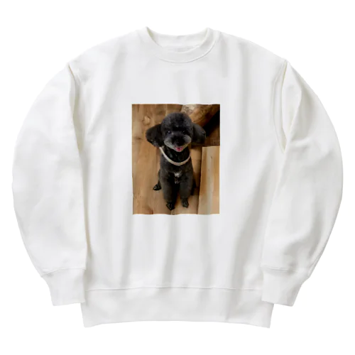 トイプードル　サラのグッズ Heavyweight Crew Neck Sweatshirt
