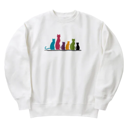 猫えんぴつ Heavyweight Crew Neck Sweatshirt