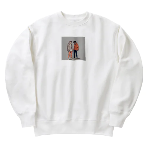 俺たち今から神社仏閣巡り Heavyweight Crew Neck Sweatshirt