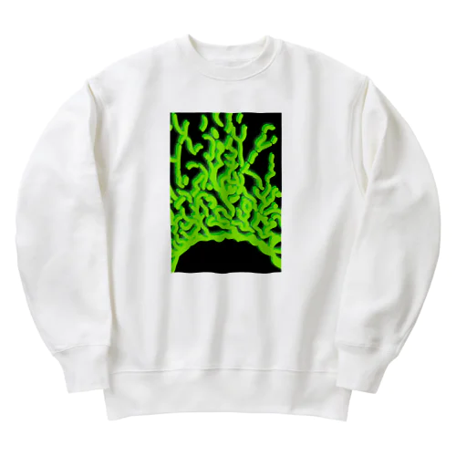 ミトコンドリア(手描き) Heavyweight Crew Neck Sweatshirt