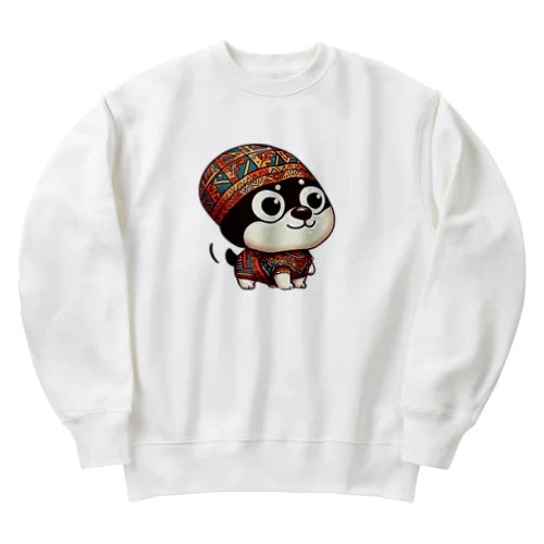 愛犬との信頼を、エスニックに。 Heavyweight Crew Neck Sweatshirt