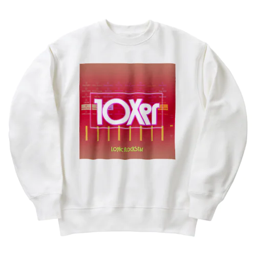 10Xer RED Heavyweight Crew Neck Sweatshirt