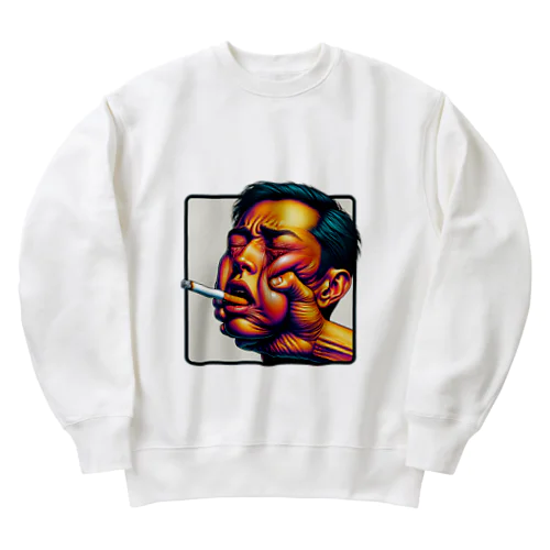 嫌煙アイテム Heavyweight Crew Neck Sweatshirt