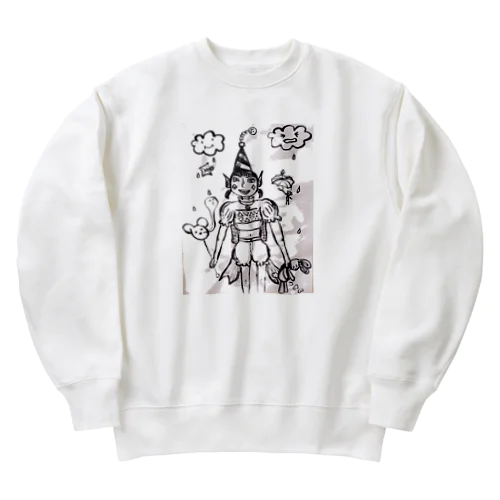 遊園地のピエロ Heavyweight Crew Neck Sweatshirt