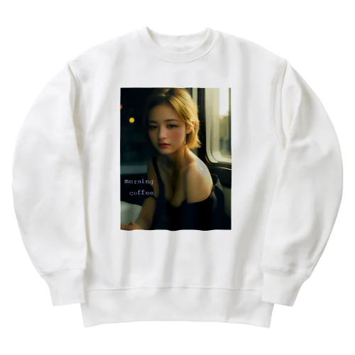 モーニングコーヒー Heavyweight Crew Neck Sweatshirt